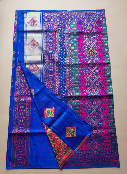 Royal Blue Banarasi Premium Pashmina Silk, Ethnic wear