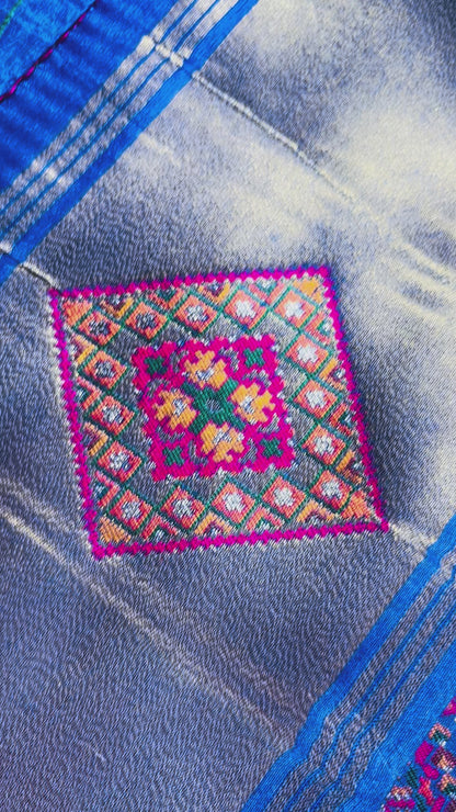 Royal Blue Banarasi Premium Pashmina Silk, Ethnic wear